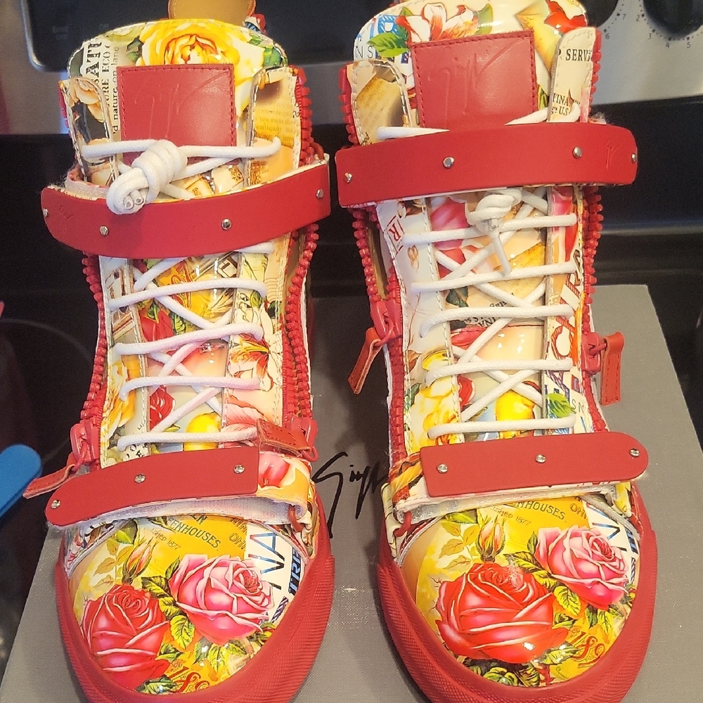 Zanotti Red Sneakers RARE